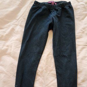 Epic Threads Girls Denim Look Leggings with Studs in Lower Leg Size S